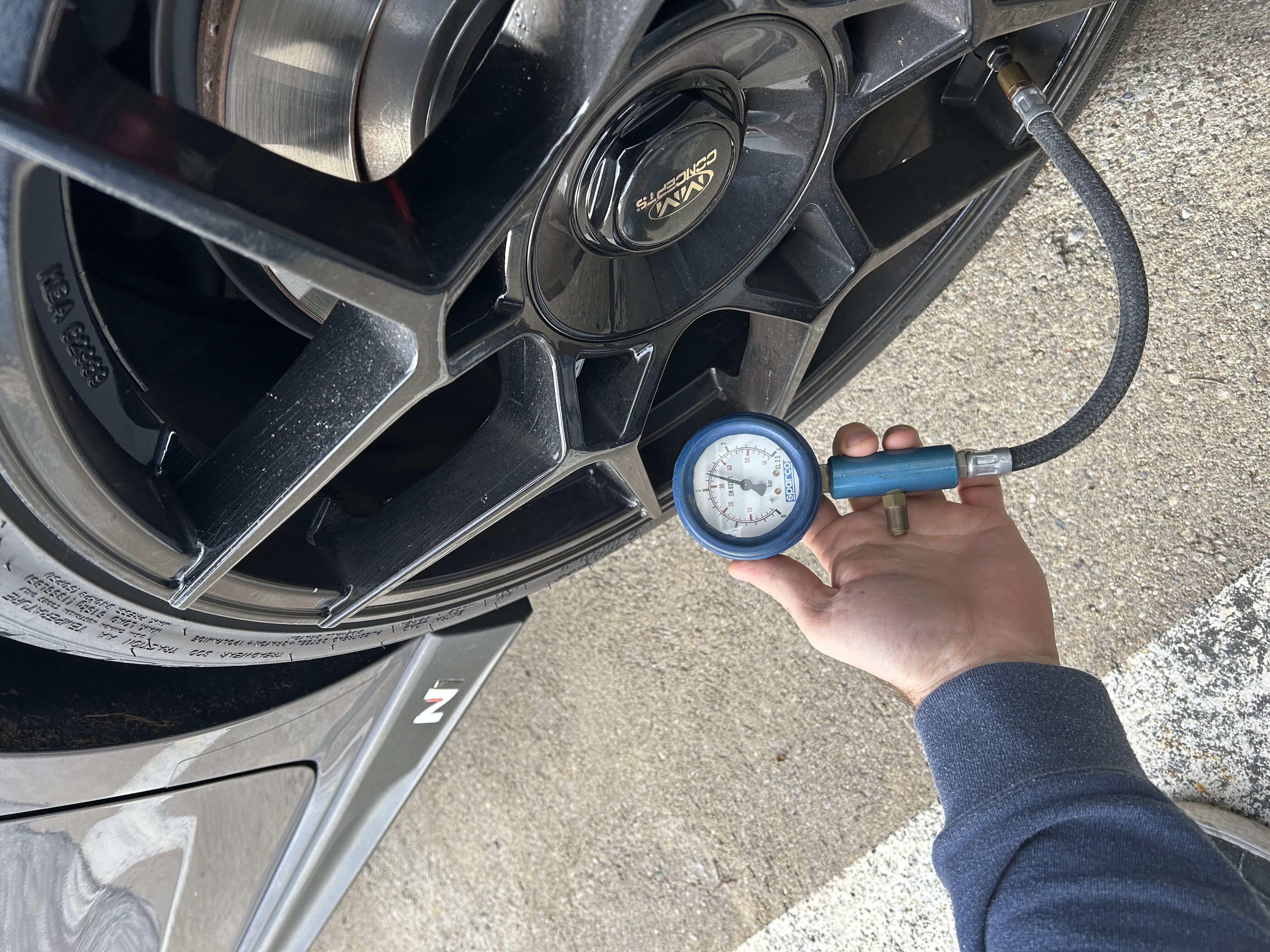 Tire Pressure check