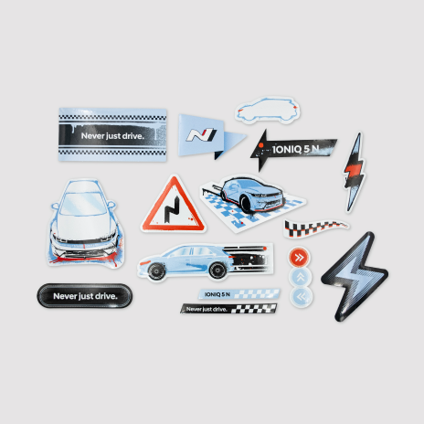 IONIQ 5 N Sticker Pack 이미지